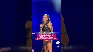 Melike Şahin Böyle Ayrılık Olmaz Cover konser liveconcert muzik concert cover music [upl. by Yrellav]