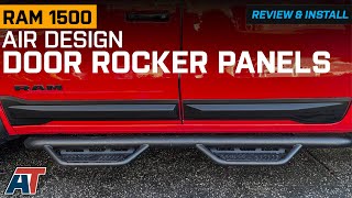 20192023 RAM 1500 Air Design Door Rocker Panels Review amp Install [upl. by Anivad]