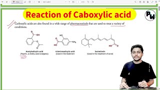 Acidity of carboxylic acid  Carboxylic acid class 12 ncert  PW chemistry [upl. by Wohlen217]