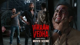 Officer Vikram Ne Kiya Tagda Investigation  Vikram Vedha  Movie Scene [upl. by Weissmann]