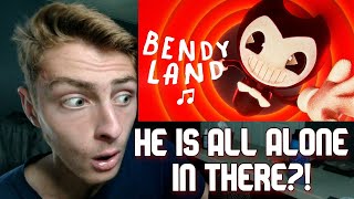 JUST LEAVE Bendy  Bendyland official song  REACTION [upl. by Retlaw927]