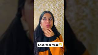 Charcoal mask kya hota hai comedy funny christmas fun couple dushyantkukreja shorts [upl. by Pope641]