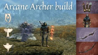 Skyrim Anniversary Edition  Arcane Archer build Creation club based [upl. by Ib]