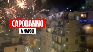 Capodanno a Napoli il silenzio e poi il boato dei festeggiamenti allo scoccare della mezzanotte [upl. by Monto]