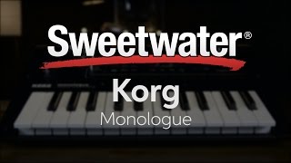 Korg Monologue Analog Synth Review — Daniel Fisher [upl. by Mota]