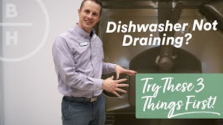 Dishwasher not Draining  Easy Fix [upl. by Theodoric]