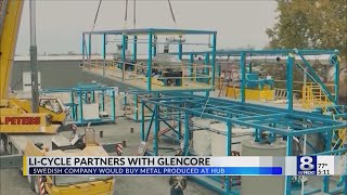 LiCycle enters commercial agreement with Glencore to buy product from Rochester Hub [upl. by Putnem]