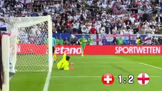 Inggris vs Swiss 53 full adu penalti  highlights euro 2024  hasil bola semalam [upl. by Philemol]