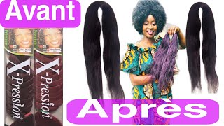 Comment bien tirer les mèches avant de tresser prep the braiding hair extensions [upl. by Wettam]