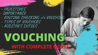 Vouching in Audit I Vouching in Hindi [upl. by Neevan466]