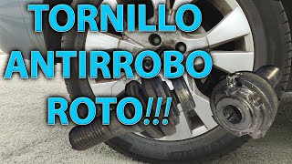 Quitar TORNILLO ANTIRROBO citroen peugeot [upl. by Eiramanad871]