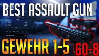 BF5 Best Assault weapon  Gewehr 15  Breakthrough 608  Assault gameplay [upl. by Akemyt]