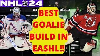 FINALLY THE NEW OLD SETTINGS ARE HERE THE BEST GOALIE BUILD AND SETTINGS IN NHL 24 EASHL [upl. by Walter]