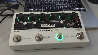 REVIEW FUNÇÕES PREAM LIVE M999 MOOER GUITAR NETWORK [upl. by Camilo]