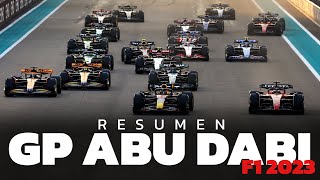 Resumen del GP de Abu Dabi  F1 2023  Víctor Abad [upl. by Arita233]