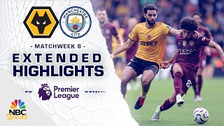 Wolves v Manchester City  PREMIER LEAGUE HIGHLIGHTS  10202024  NBC Sports [upl. by Moberg]