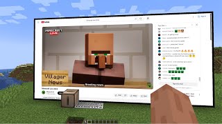 Villager News Interrupts Minecraft Live 2024 [upl. by Mccallion]