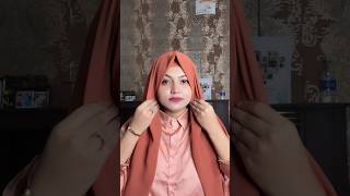 30sec Hijab style🧕🏻no under cap🎉 viral hijabi hijabtutorial hijab trendingshorts [upl. by Altman]