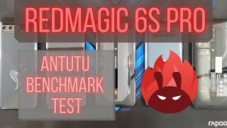 Red Magic 6S PRO vs Black Shark 4 Pro vs Red Magic 6 Pro vs ASUS ROG 5 ANTUTU BENCHMARK TEST V9 [upl. by Almond]