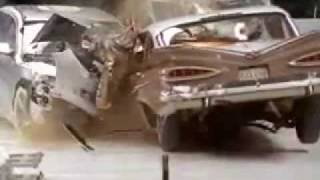 Crash test Chevy Bel Air 1959 com Chevrolet Malibu 2009 [upl. by Gunzburg124]