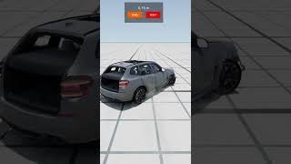 BMW X3 G01 falling 20 metersBeamNG shorts [upl. by Airet23]