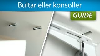 Montering av tvättställ på bultar eller konsoller  VVSochBADse [upl. by Power]