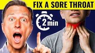 The 2Minute Sore Throat Solution [upl. by Witkin]