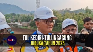 Menteri PU Targetkan Tol Kediri Tulungagung Dibuka Tahun 2025 [upl. by Aihseyn]