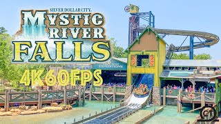 4K Mystic River Falls  Silver Dollar City Ride OffRide 2021 [upl. by Nannahs]