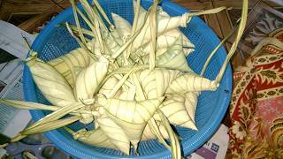 Cara mudah masak KETUPAT PALAS Ori Kedah Tradisional food in Kedah Malaysia [upl. by Aikcir]