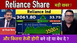 Reliance industries share latest newsHold or sell  Reliance share news [upl. by Nilrak]