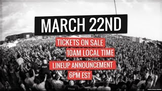 Vans Warped Tour Tickets On Sale  Lineup Announcement March 22nd [upl. by Ahsenid483]