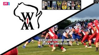 Belleville vs Lomira Live Stream  WIAA High Shcool Football Playoffs 2024 [upl. by Ellerahc217]