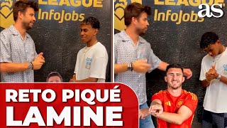 El RETO VIRAL de PIQUÉ y LAMINE YAMAL ¿QUIÉN GANARÁ [upl. by Sitruk]