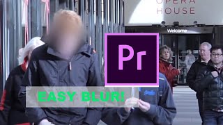 Blur out a Face which is Moving behind Face of another Person using Premiere Pro [upl. by Frohne326]