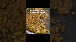 Qeema kareela recipe  restaurant style dish qeema recipes qeemakarely [upl. by Nyllek]