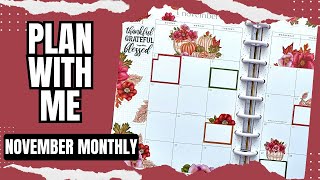 November Monthly in my Social Media Planner [upl. by Atikan]