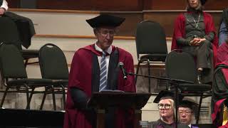 Professor James Highams Graduation Address  15 May 2021 [upl. by Nyla]