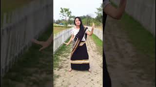 Virul Dance StepShorts Dance VideoTripura Kokborok DancePopular SongMamuniUJS [upl. by Karlis862]