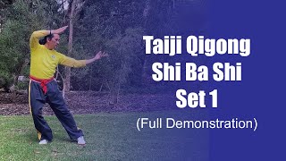 Perth Tai Chi Academy Taiji Qigong Shibashi Set 1 Full Demo [upl. by Hbahsur]