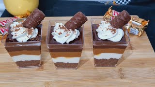 Twix Dessert Shots No Bake Mini Dessert Cups [upl. by Cida978]