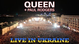 Queen  Paul Rodgers Live In Ukraine 2008 YouTube Special Raising funds for Ukraine Relief [upl. by Aeriell]