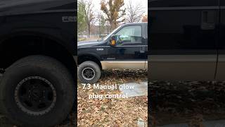 73 Powerstroke manual glow plug control test diesel ford shorts [upl. by Romola]