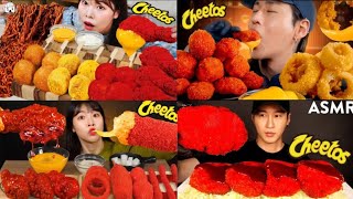 ASMR MUKBUNG Eating Spicy Cheetos Chicken Challenge asmr mukbung eatingshow viral shorts [upl. by Ayikan]