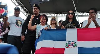 Noticias de último minutoquot Gran protesta en la plaza de la Bandera en contra de los Haitianos [upl. by Newcomer522]