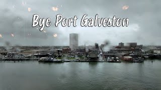 Carnival Dream Departs Galveston in a Stunning Rainstorm Timelapse [upl. by Aitsirhc277]