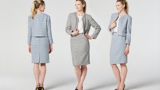 How to Make a Tweed Jacket  Teach Me Fashion [upl. by Anileme]