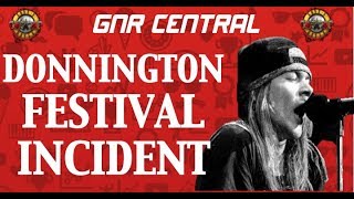 Guns N Roses Documentary Monsters of Rock Donington Download Festival Incident 1988 [upl. by Hanavas]