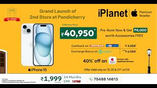 Grand Launch Offer  45th Store at Reddiarpalayam Pondicherry [upl. by Bein]