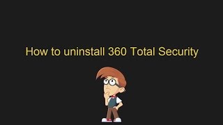 How to remove uninstall 360 Total Security [upl. by Atyekram]